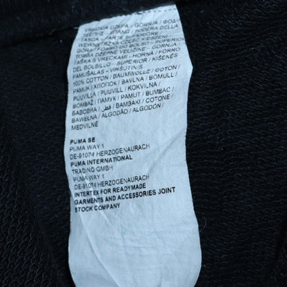 Puma Mens Black XL Jogger Trousers with Logo Tape Trim
