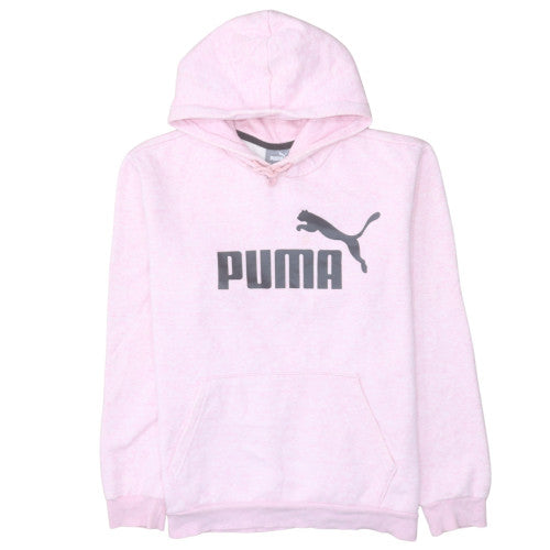 Womens UK Size M Puma Pink Pullover Hoodie