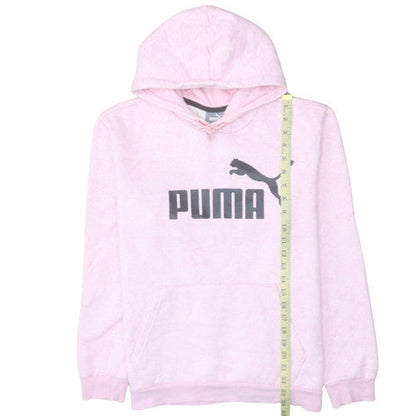 Womens UK Size M Puma Pink Pullover Hoodie