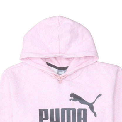 Womens UK Size M Puma Pink Pullover Hoodie