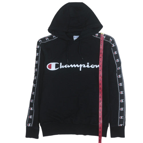Mens UK Size S Champion Black Pullover Hoodie