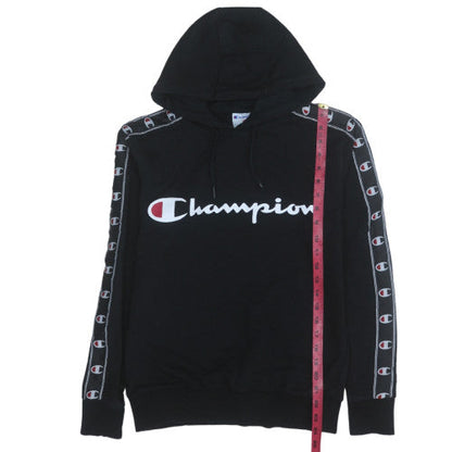 Mens UK Size S Champion Black Pullover Hoodie