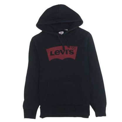 Mens UK Size M Levi's Black Pullover Hoodie