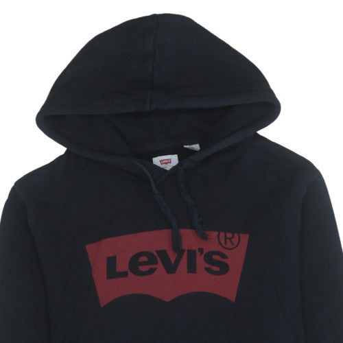 Mens UK Size M Levi's Black Pullover Hoodie