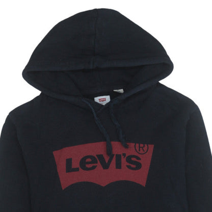 Mens UK Size M Levi's Black Pullover Hoodie