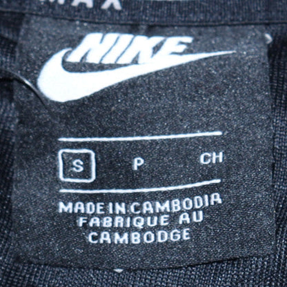 Mens UK Size S Nike Black 1/2 Zip Hoodie