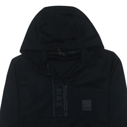 Mens UK Size S Nike Black 1/2 Zip Hoodie