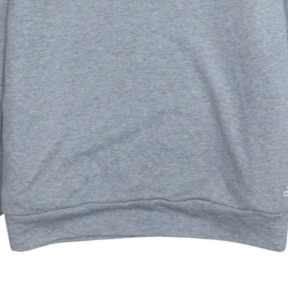 Adidas Boys Grey Pullover Hoodie Size L Fleece Sportswear