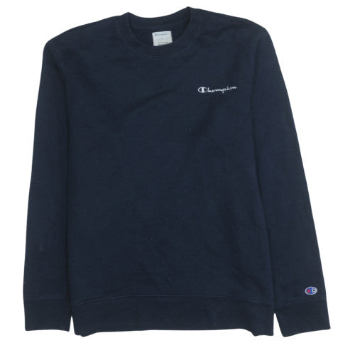 Mens UK Size L Champion Blue Pullover Sweatshirt