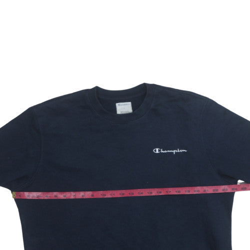 Mens UK Size L Champion Blue Pullover Sweatshirt