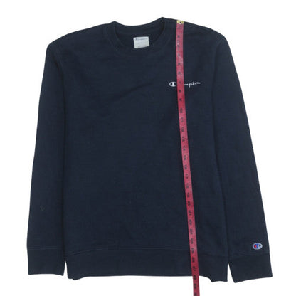 Mens UK Size L Champion Blue Pullover Sweatshirt