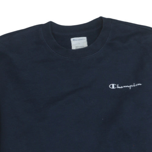 Mens UK Size L Champion Blue Pullover Sweatshirt