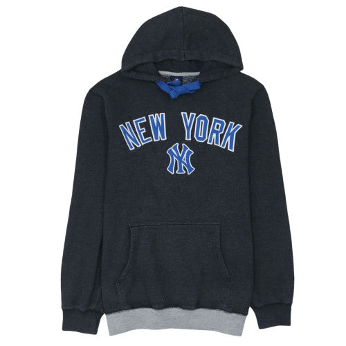 Mens UK Size L Majestic Black Pullover Hoodie