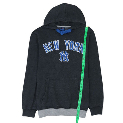 Mens UK Size L Majestic Black Pullover Hoodie