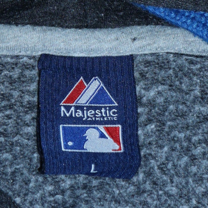 Mens UK Size L Majestic Black Pullover Hoodie