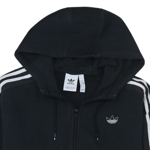 Mens UK Size M adidas Black Full Zip Hoodie