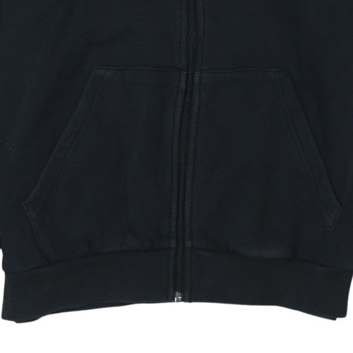 Mens UK Size M adidas Black Full Zip Hoodie