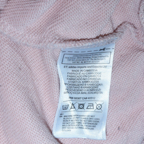 Womens UK Size 8 Adidas Beige Pullover Sweatshirt