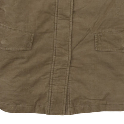 Marlboro Classics Men's Brown Military Jacket Size M Cotton Canvas