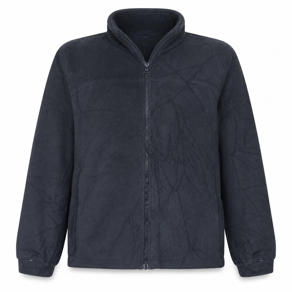 Columbia Women Black Fleece Full Zip Interchange Jacket L
