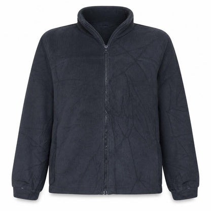 Columbia Women Black Fleece Full Zip Interchange Jacket L