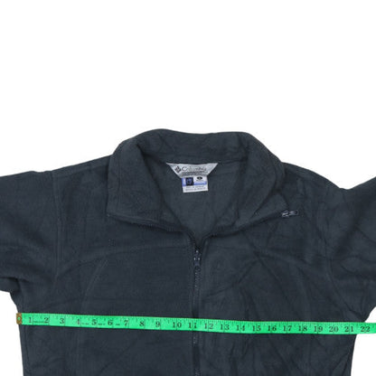 Columbia Women Black Fleece Full Zip Interchange Jacket L
