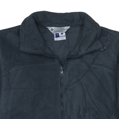 Columbia Women Black Fleece Full Zip Interchange Jacket L