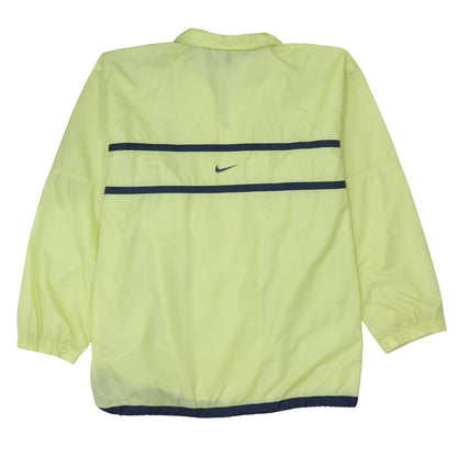 Nike Men's Yellow XL Windbreaker Jacket with Full Zip