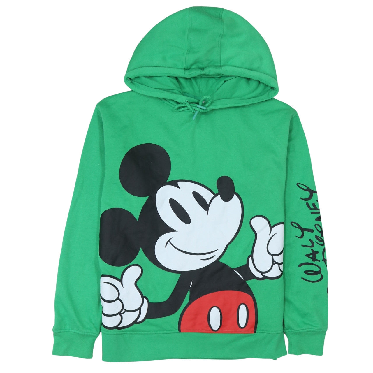 Womens UK Size XS Disney Green Pullover Hoodie
