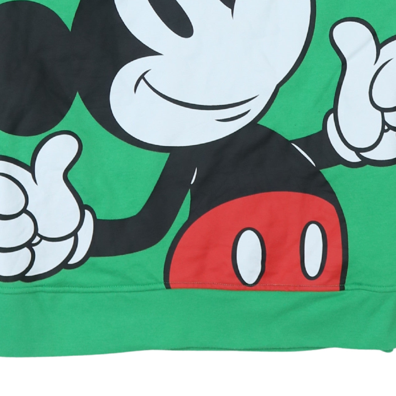 Womens UK Size XS Disney Green Pullover Hoodie