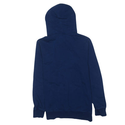 Mens UK Size L Calvin Klein Jeans Blue Pullover Hoodie