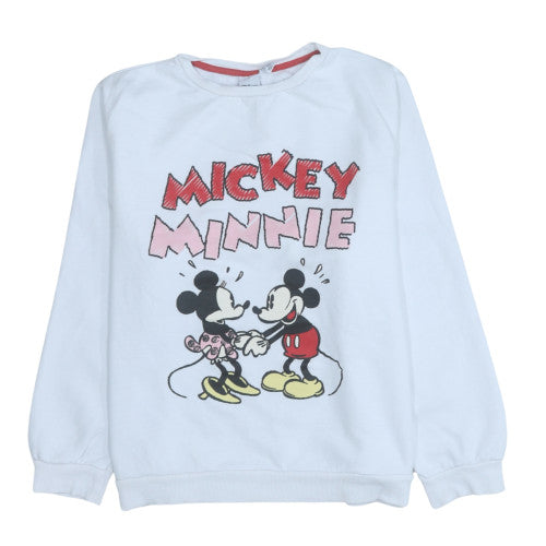 Womens UK Size XL Disney White Pullover Sweatshirt