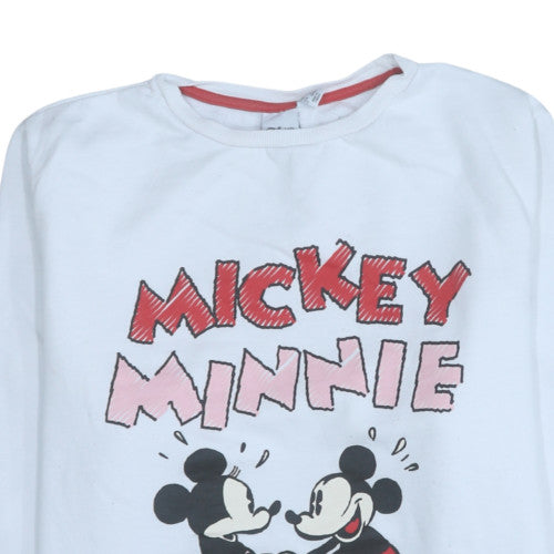 Womens UK Size XL Disney White Pullover Sweatshirt