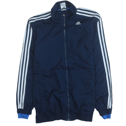 Adidas Men's Blue Size S Track Jacket Full Zip Lightweight Sportswear
