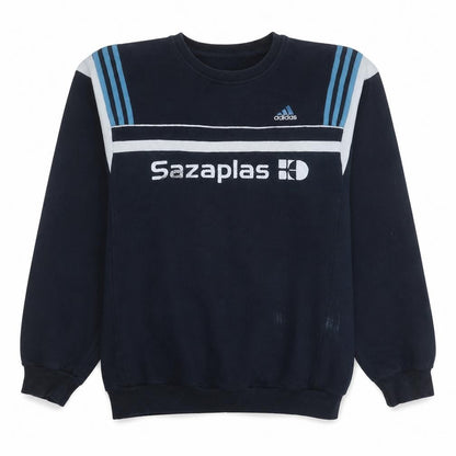 Mens UK Size XL Adidas Blue Pullover Sweatshirt
