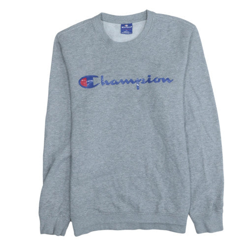 Mens UK Size S Champion Grey Pullover Sweatshirt