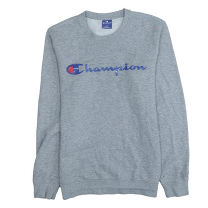 Mens UK Size S Champion Grey Pullover Sweatshirt