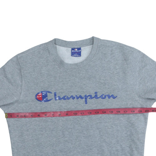 Mens UK Size S Champion Grey Pullover Sweatshirt