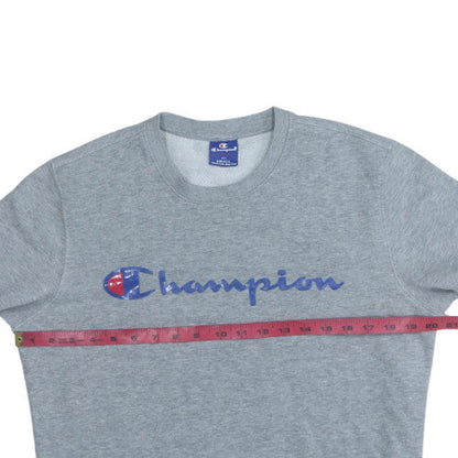 Mens UK Size S Champion Grey Pullover Sweatshirt