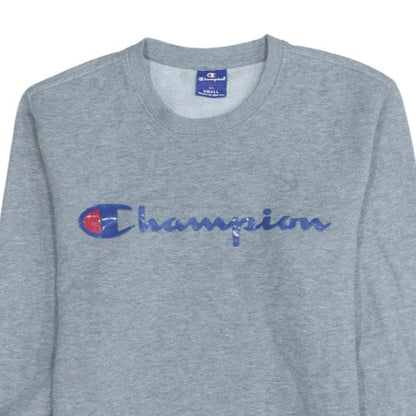 Mens UK Size S Champion Grey Pullover Sweatshirt