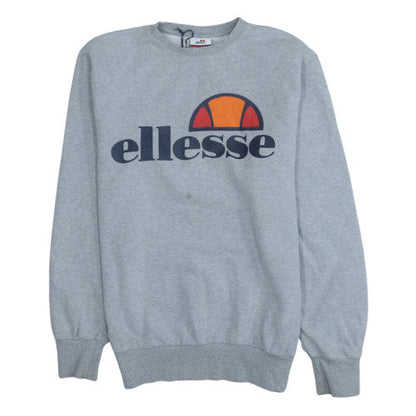 Womens UK Size 12 Ellesse Grey Pullover Sweatshirt