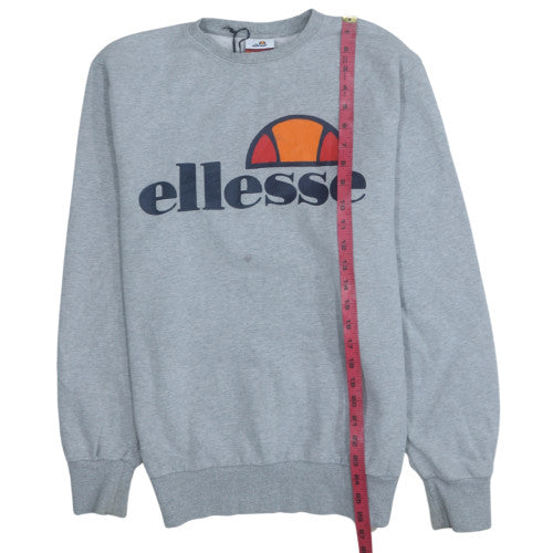 Womens UK Size 12 Ellesse Grey Pullover Sweatshirt