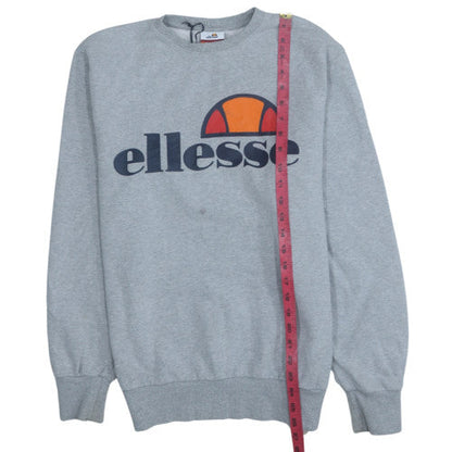 Womens UK Size 12 Ellesse Grey Pullover Sweatshirt