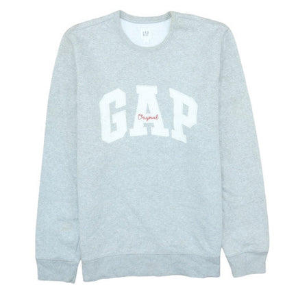 Womens UK Size L GAP Grey Pullover Sweatshirt