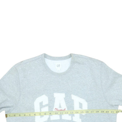 Womens UK Size L GAP Grey Pullover Sweatshirt