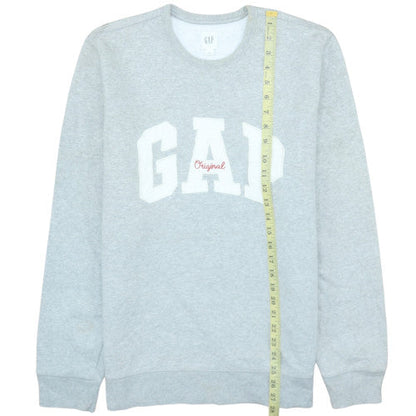 Womens UK Size L GAP Grey Pullover Sweatshirt