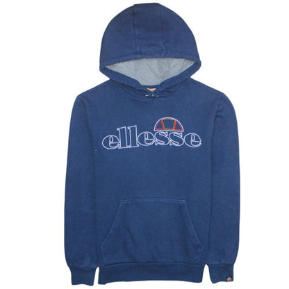 Mens UK Size L Ellesse Blue Pullover Hoodie
