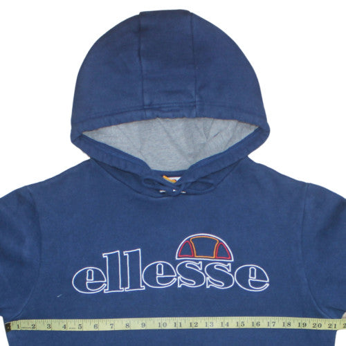 Mens UK Size L Ellesse Blue Pullover Hoodie