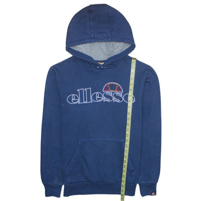 Mens UK Size L Ellesse Blue Pullover Hoodie