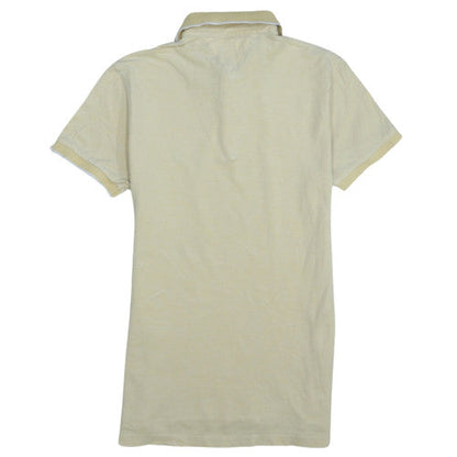 Tommy Hilfiger Men’s Beige Regular Fit Cotton Polo Shirt M